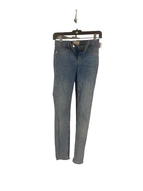 Jeans Skinny By Free People In Blue Denim, Size: 26