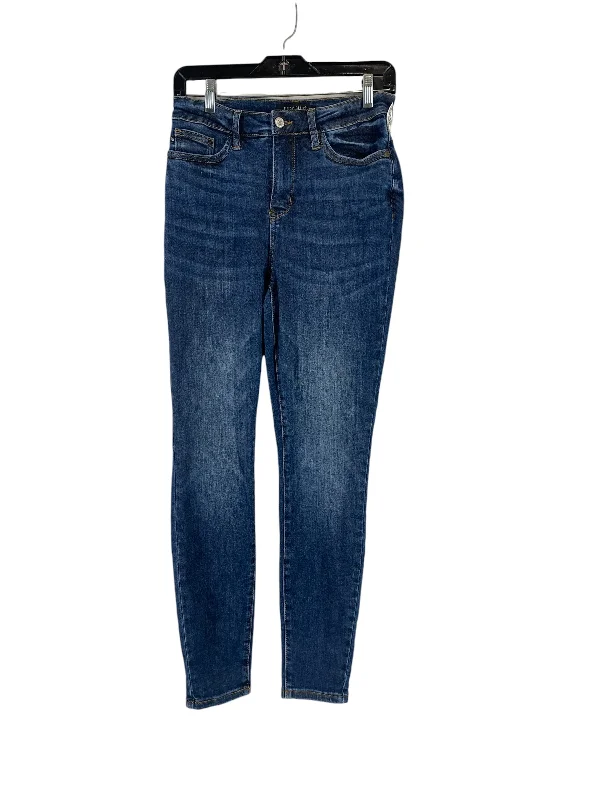 Jeans Skinny By Judy Blue In Blue Denim, Size: 7