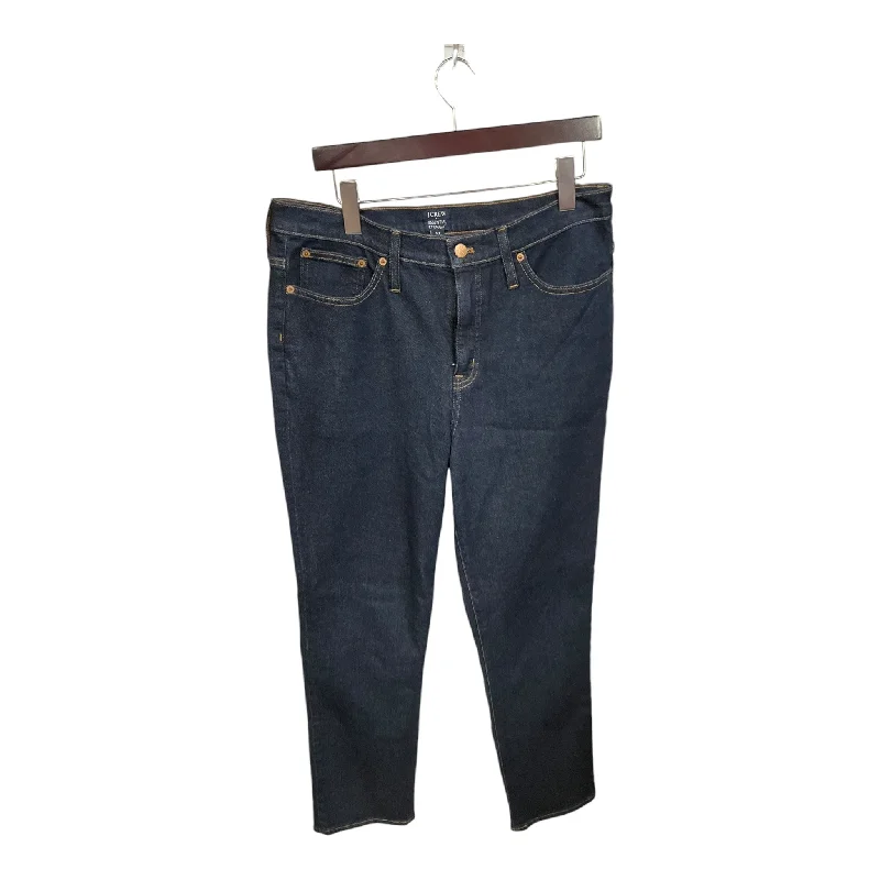 Jeans Straight By J. Crew In Blue Denim, Size: 8