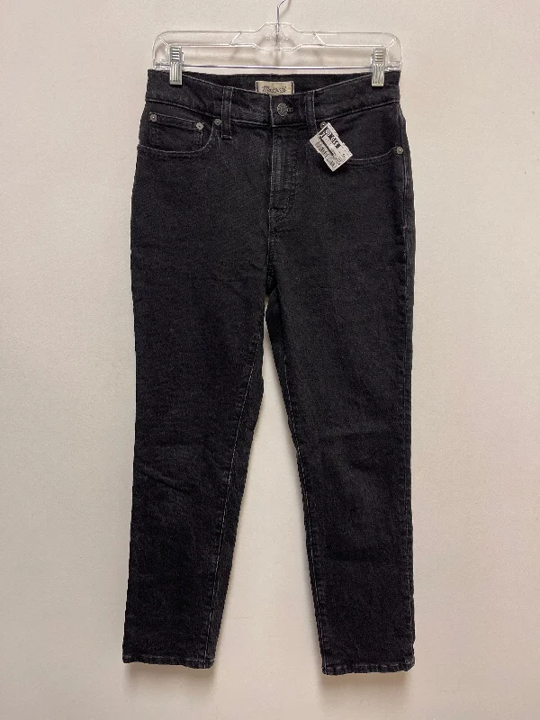 Jeans Straight By Madewell In Black, Size: 2