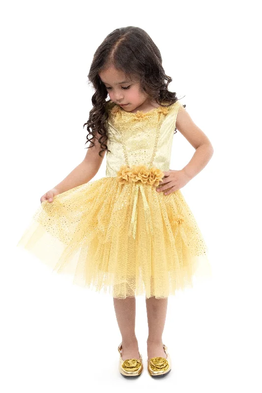 Vintage Yellow Beauty Party Dress