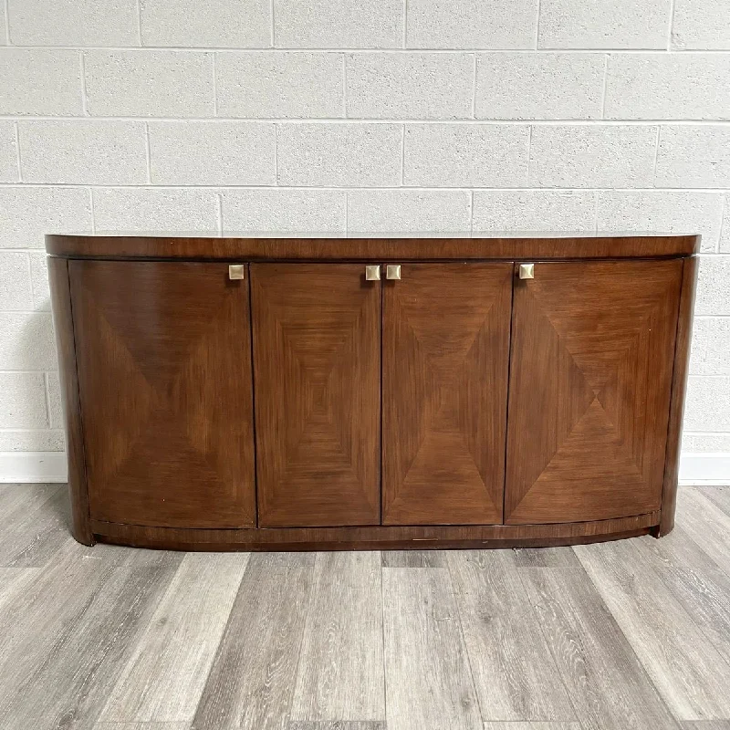 Wood Sideboard With 4 Doors