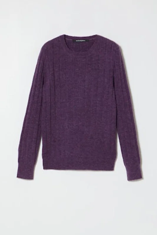 Atelier Delphine Crewneck Sweater in Wild Grape