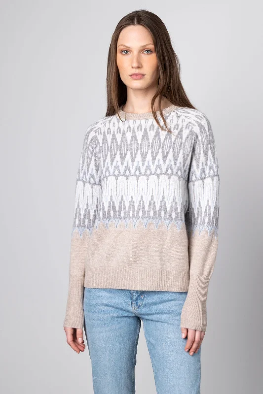 Kinross Cashmere Cozy Nordic Crew