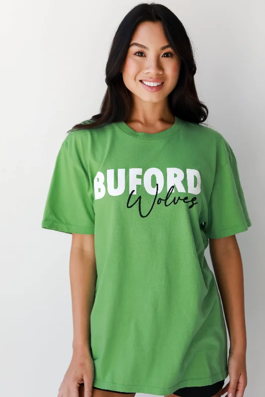 Green Buford Wolves Tee