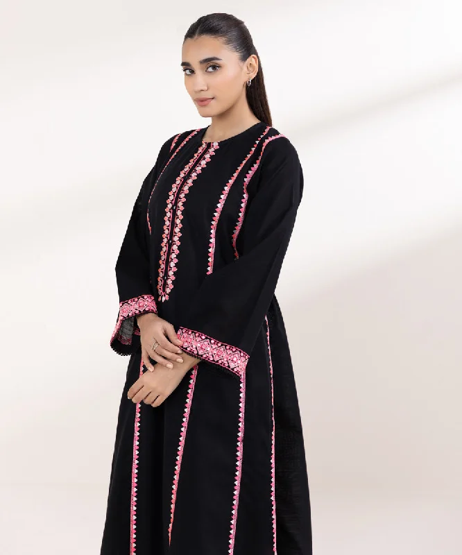 Embroidered Light Khaddar Shirt