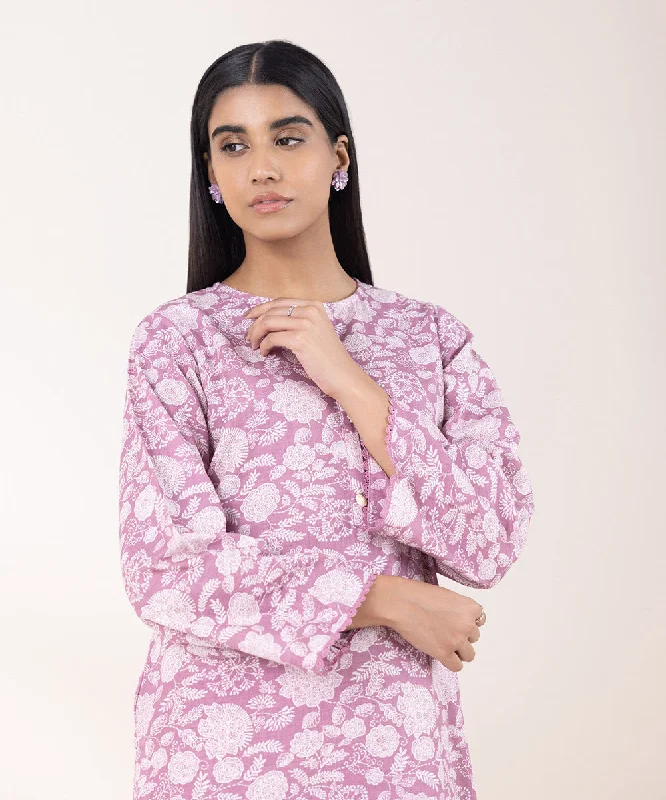 Printed Khaddar Shirt