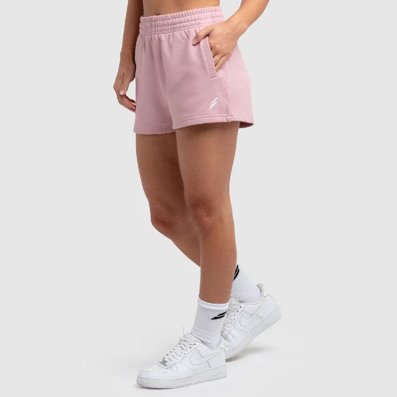 Women's Essential Cotton Shorts - Purple