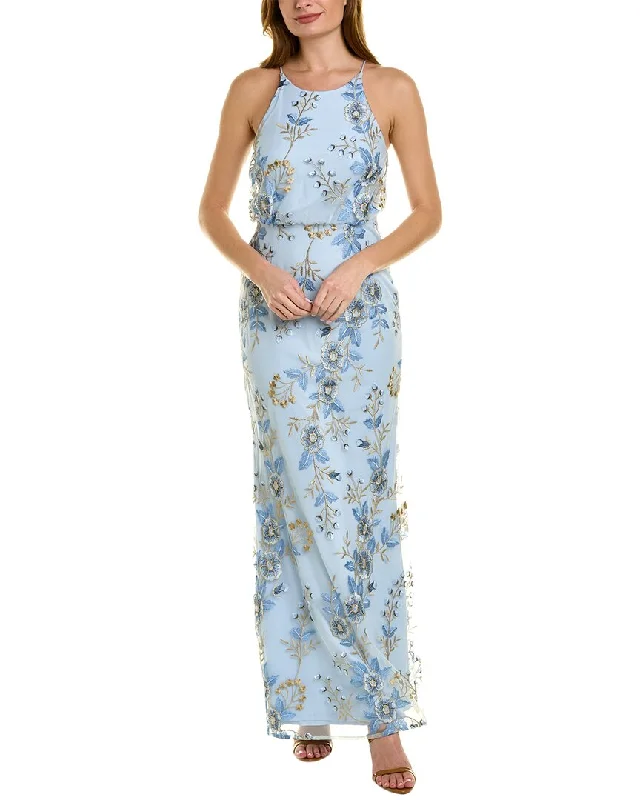 Adrianna Papell Mermaid Maxi Dress