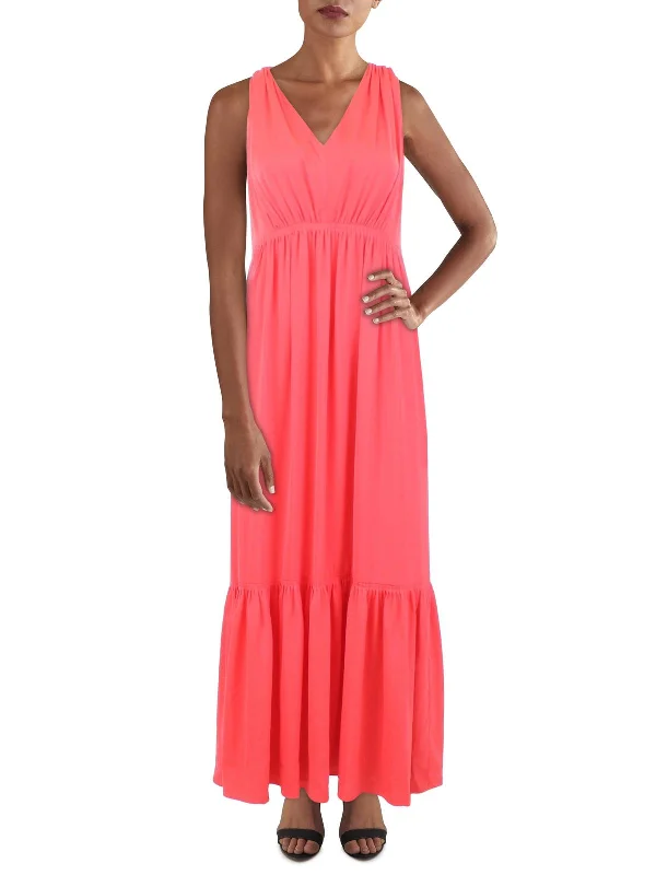 Almita Womens Sleeveless Long Maxi Dress