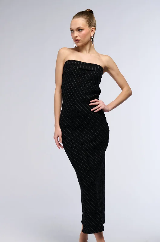 BEEN FINE TUBE OPEN BACK MAXI DRESS