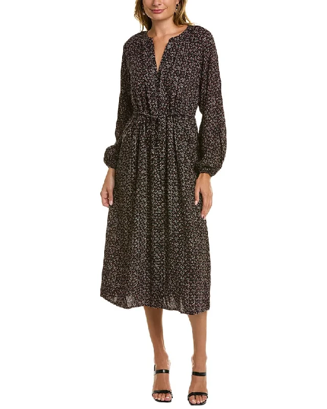 Boden Tie-Waist Midi Dress