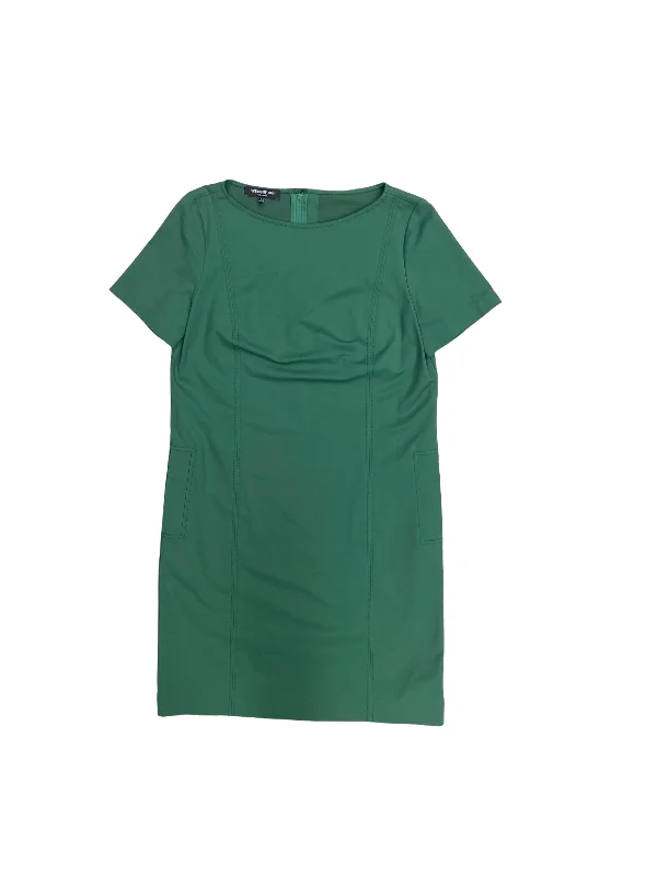 Dress Casual Midi By Lafayette 148 In Green, Size: S