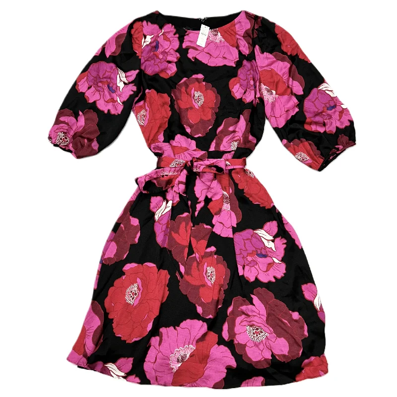 Dress Party Midi By Talbots In Floral Print, Size: XLp