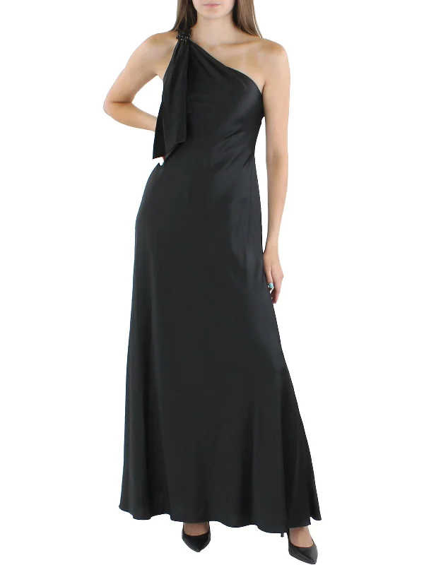 Elzira Womens Embellished Maxi Evening Dress