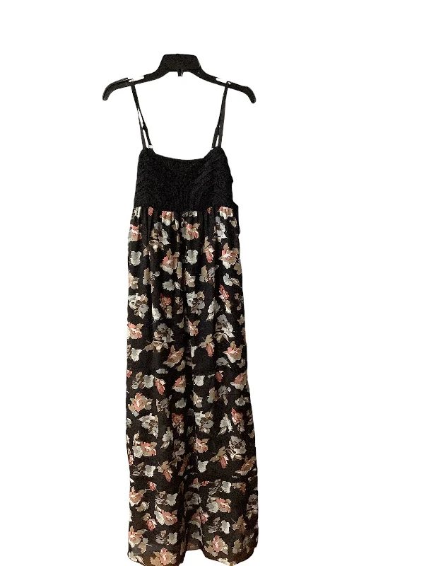 Floral Print Dress Casual Maxi Cmb, Size 10