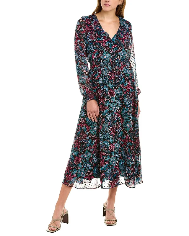 Nanette by Nanette Lepore Swiss Dot Maxi Dress