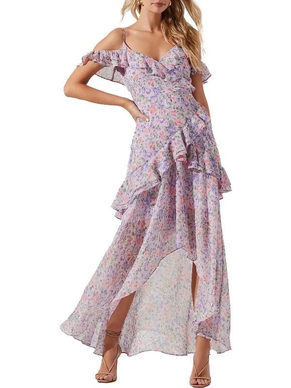 Pemberley Womens Floral Long Maxi Dress