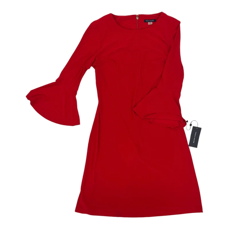 RED DRESS PARTY MIDI by TOMMY HILFIGER Size:S