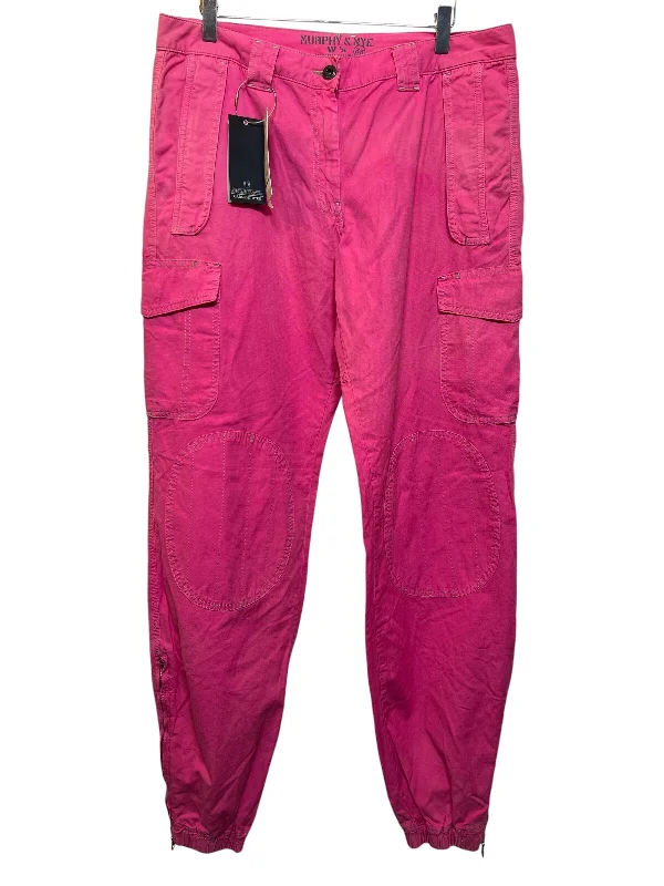 Murphy & NYC Women's Pink Cargo Trousers (W34)