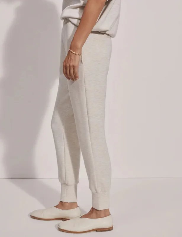 The Slim Cuff Pant 27.5" - Ivory Marl