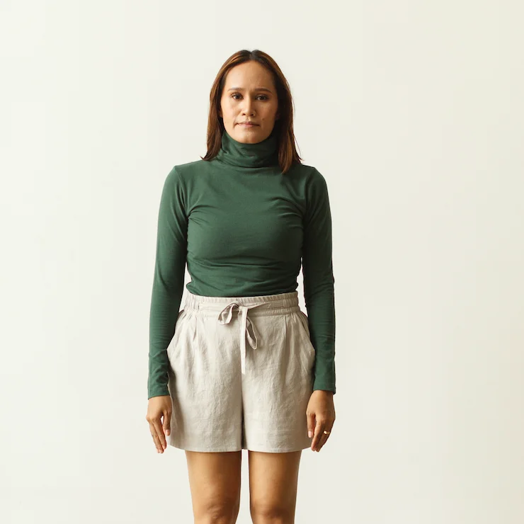 Long Sleeve Turtleneck | Forest Green