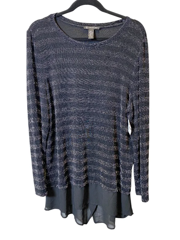 Top Long Sleeve By Inc In Black, Size: Xl