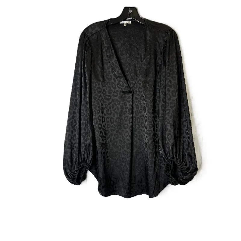 Top Long Sleeve By Jodifl In Black, Size: L