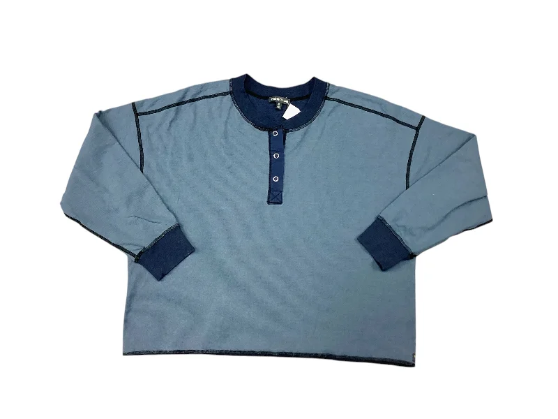 Top Long Sleeve By Toad & Co In Blue, Size: Xl